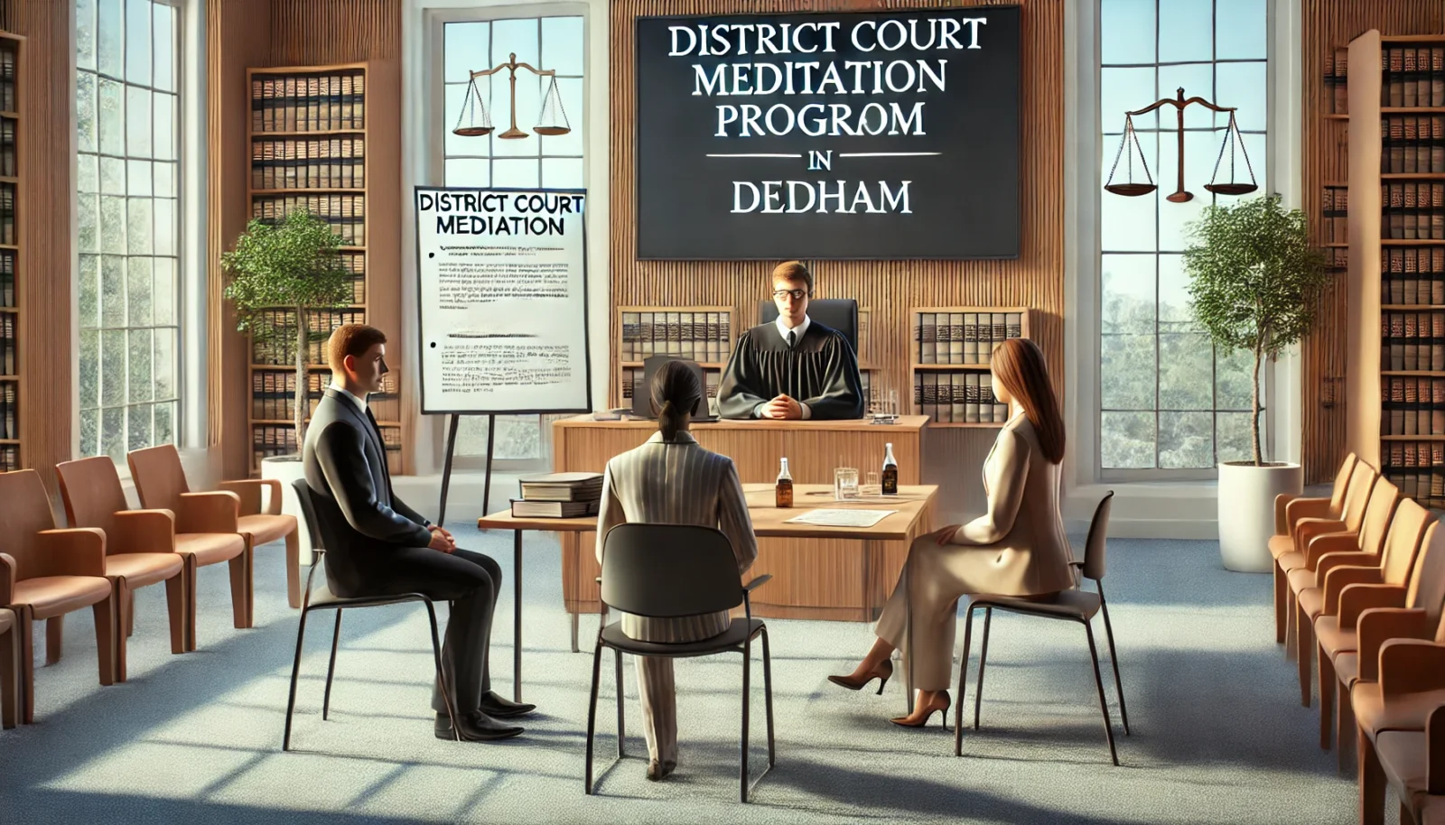 distroct court mediation program Dedham