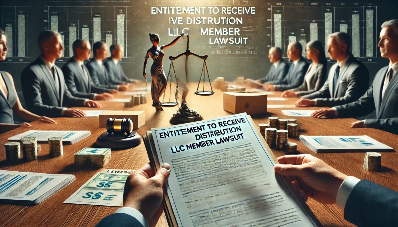 Entitlement To Receive Distribution LLC Member Lawsuit